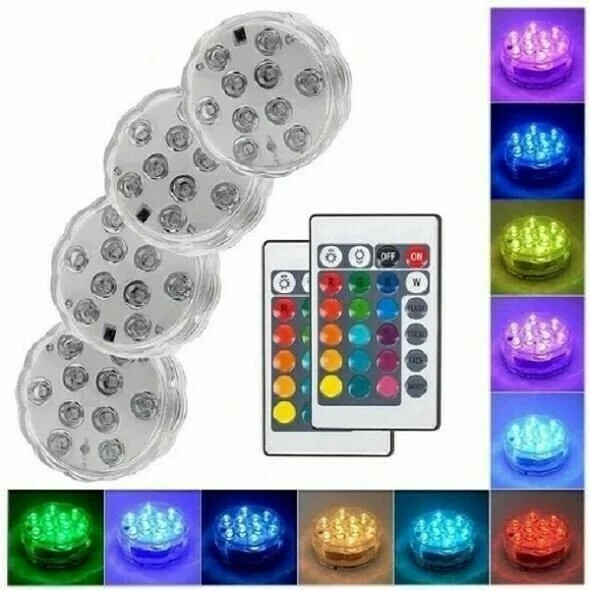 Submersible LED Pool Lights Remote Control (RF)