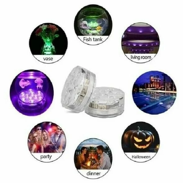 Submersible LED Pool Lights Remote Control (RF)