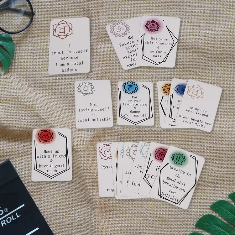 🎅Christmas Pre Sale🔥-Funny Affirmation Card Gift With Storage Pouch🎁