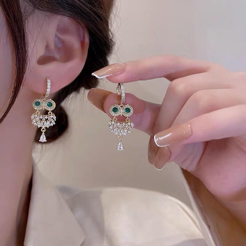 💐MOTHER'S DAY PRE-SALE💝- Owl Zirconia Earrings
