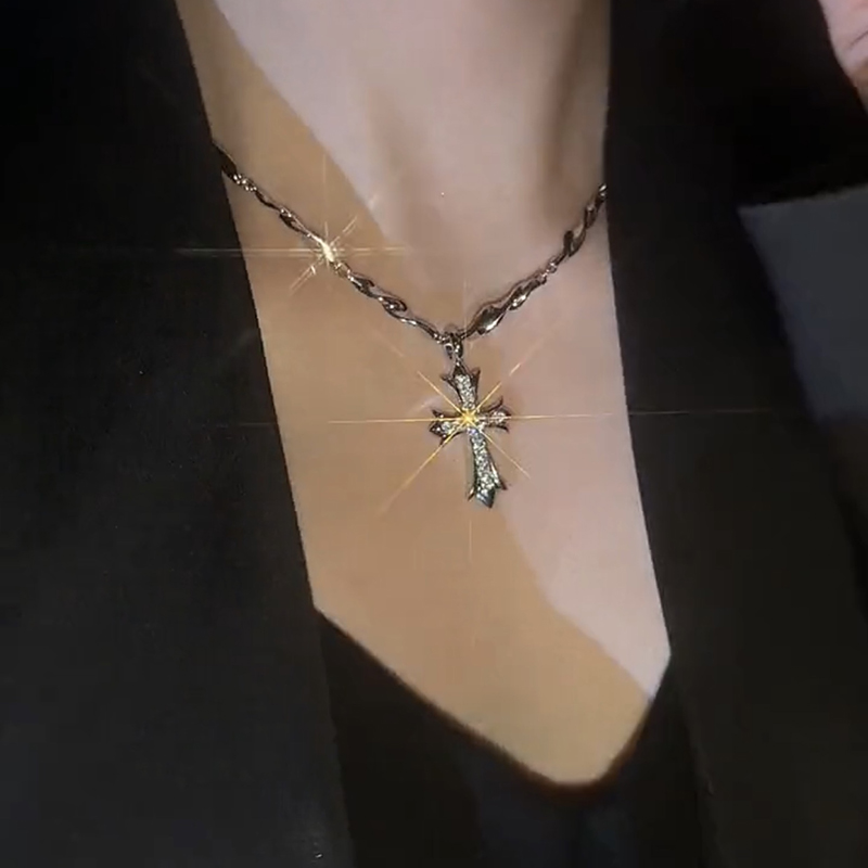 Cross Irregular Chain Necklace
