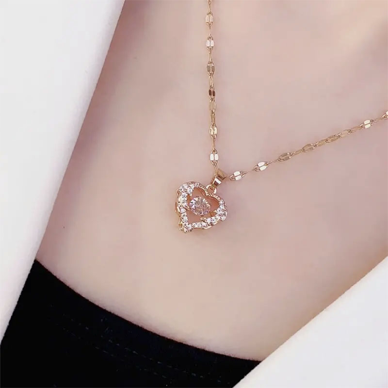 💐MOTHER'S DAY PRE-SALE💝 Shining Heart Necklace-belovejewel.com