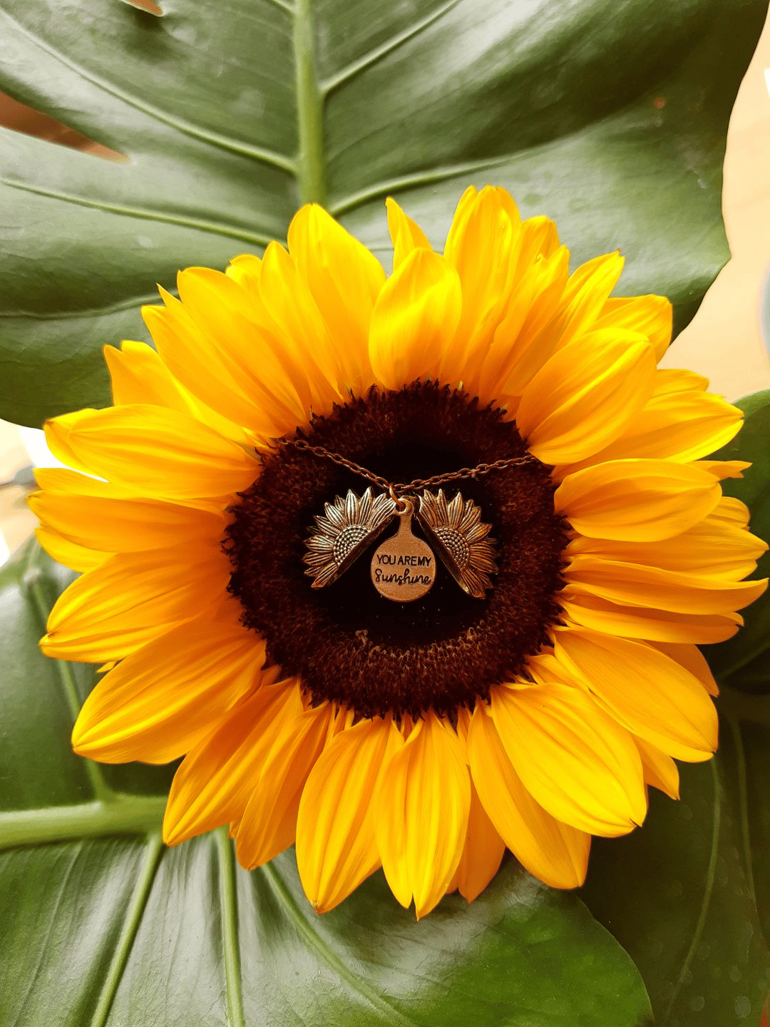 🔥🌞"You Are My Sunshine" Sunflower Necklace🌻-belovejewel.com