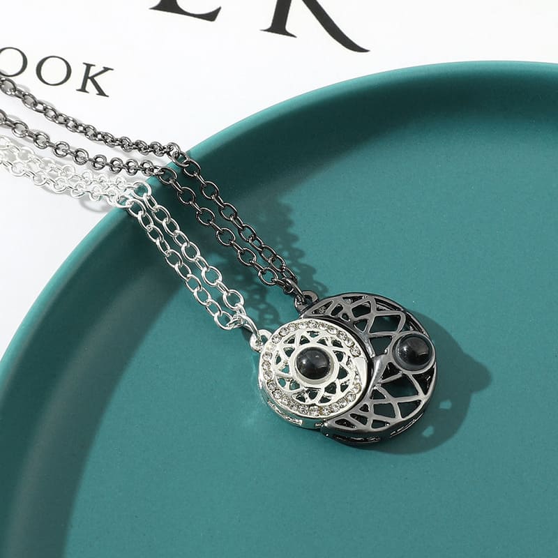Connection Beyond Love Couple Matching NecklacesⅡ-belovejewel.com