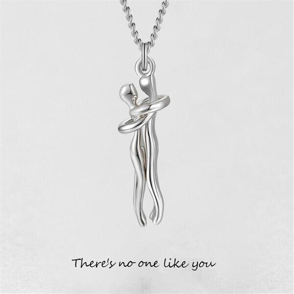 The Perfect Gift For Loved One - Hug Necklace-belovejewel.com