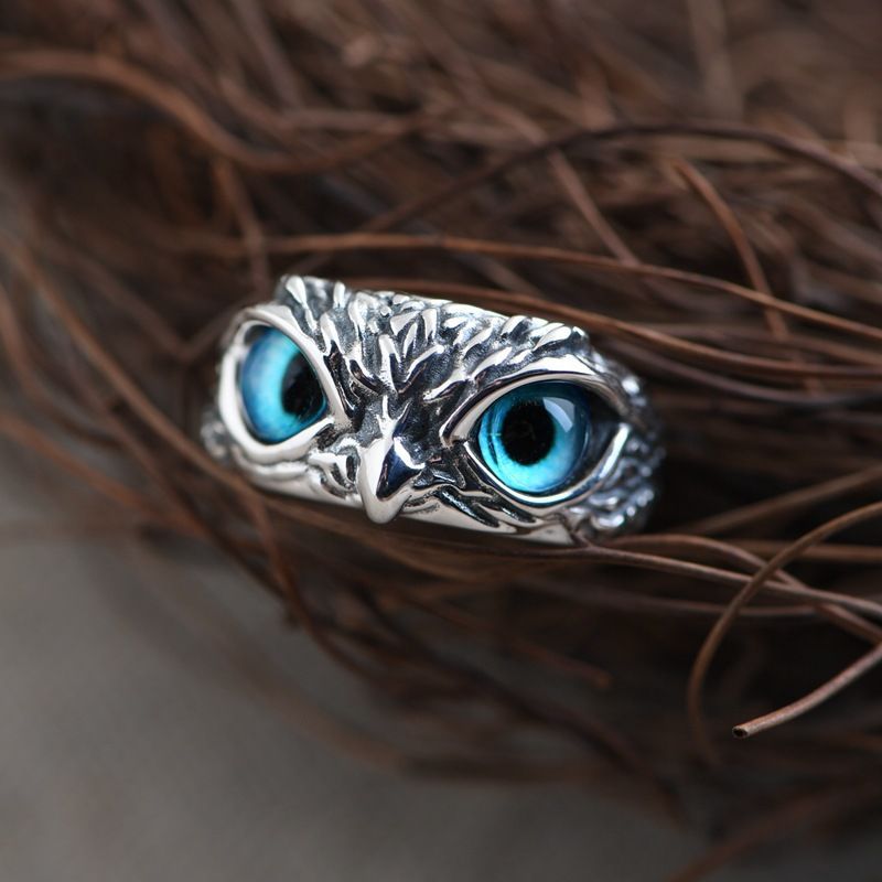 Vintage Owl Adjustable Ring-belovejewel.com