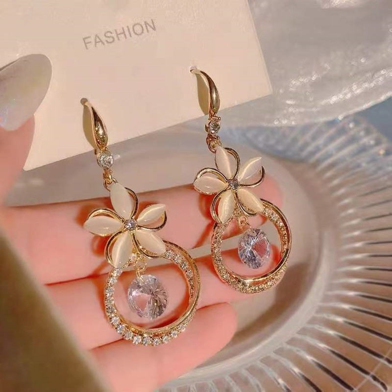 💐MOTHER'S DAY PRE-SALE💝-Floral Opal Earrings-belovejewel.com