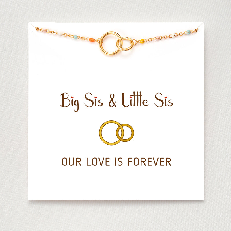 Interlocking Bracelet - Big Sis & Little Sis