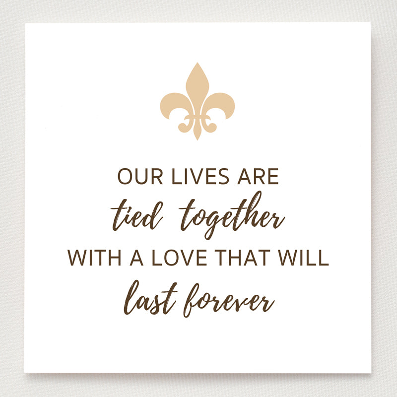 Fleur De Lis Ring - Our Lives Are Tied Together