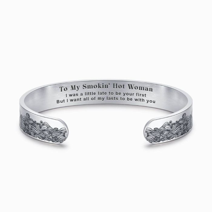 To My Wife, I Want All Of My Lasts To Be With You Bracelet-belovejewel.com