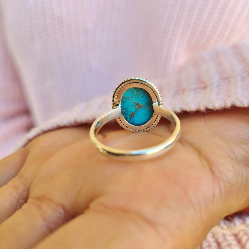 Gorgeous Boho Turquoise Ring-belovejewel.com