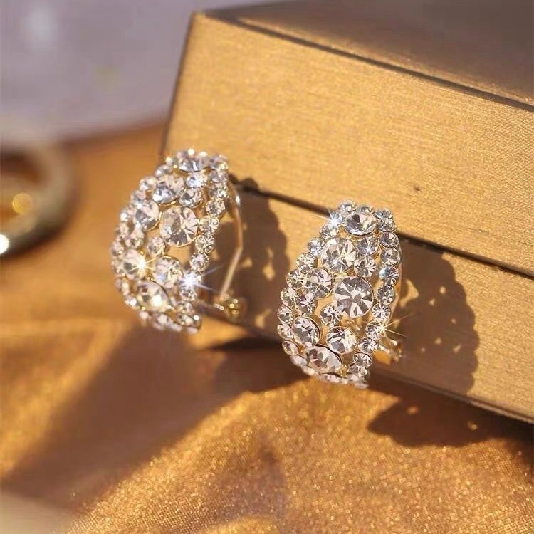 FAUX Diamond Sparkle Earrings-belovejewel.com