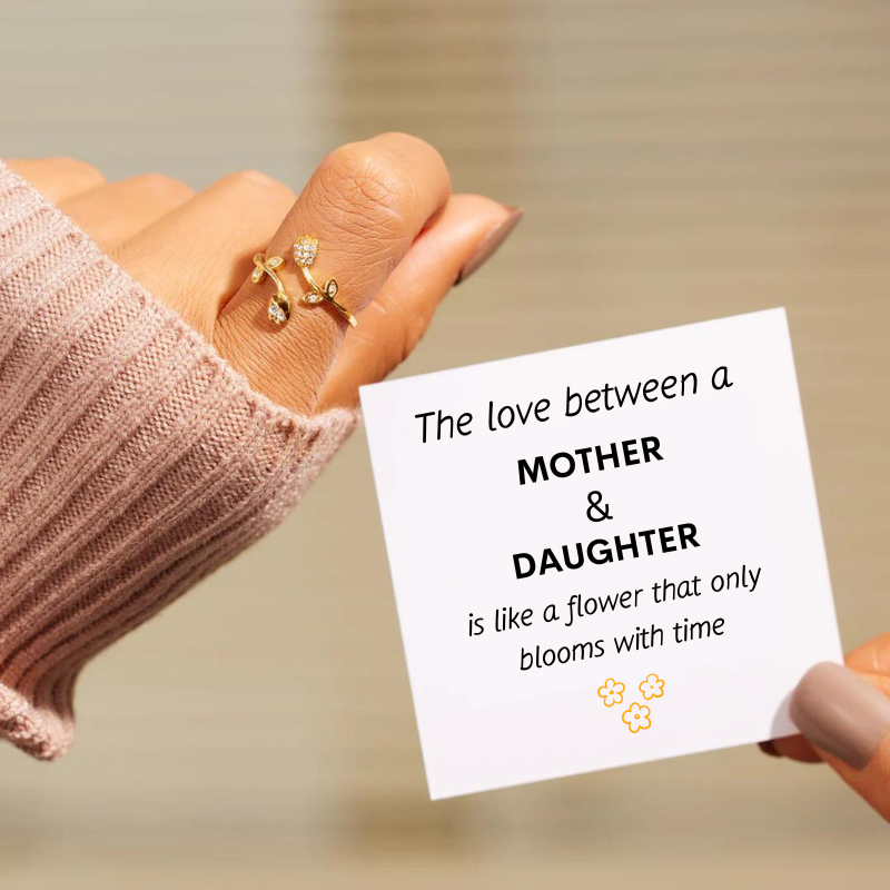 💐 Mother & Daughter 💝 - Blossom Ring-belovejewel.com