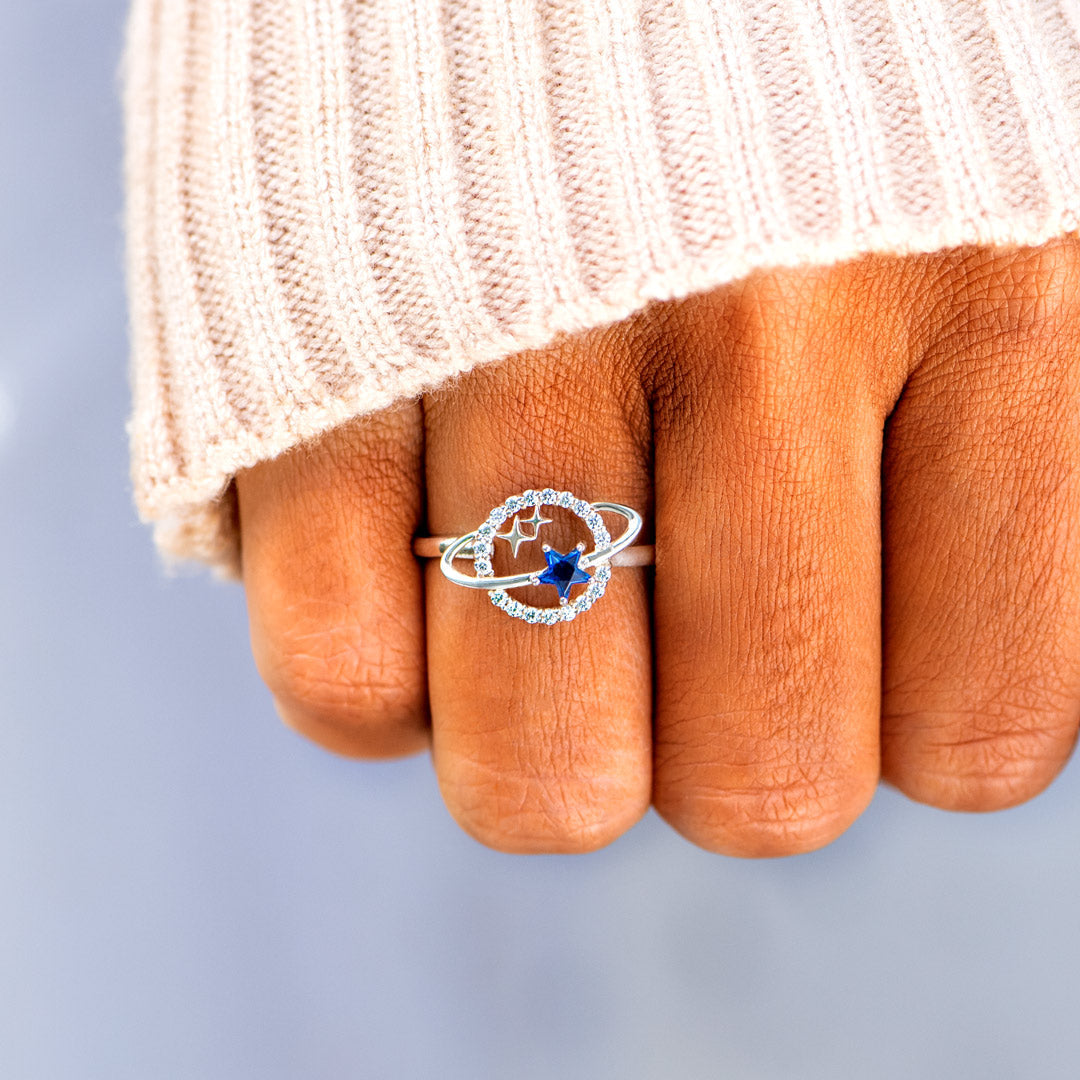 Planet & Stars Ring-belovejewel.com