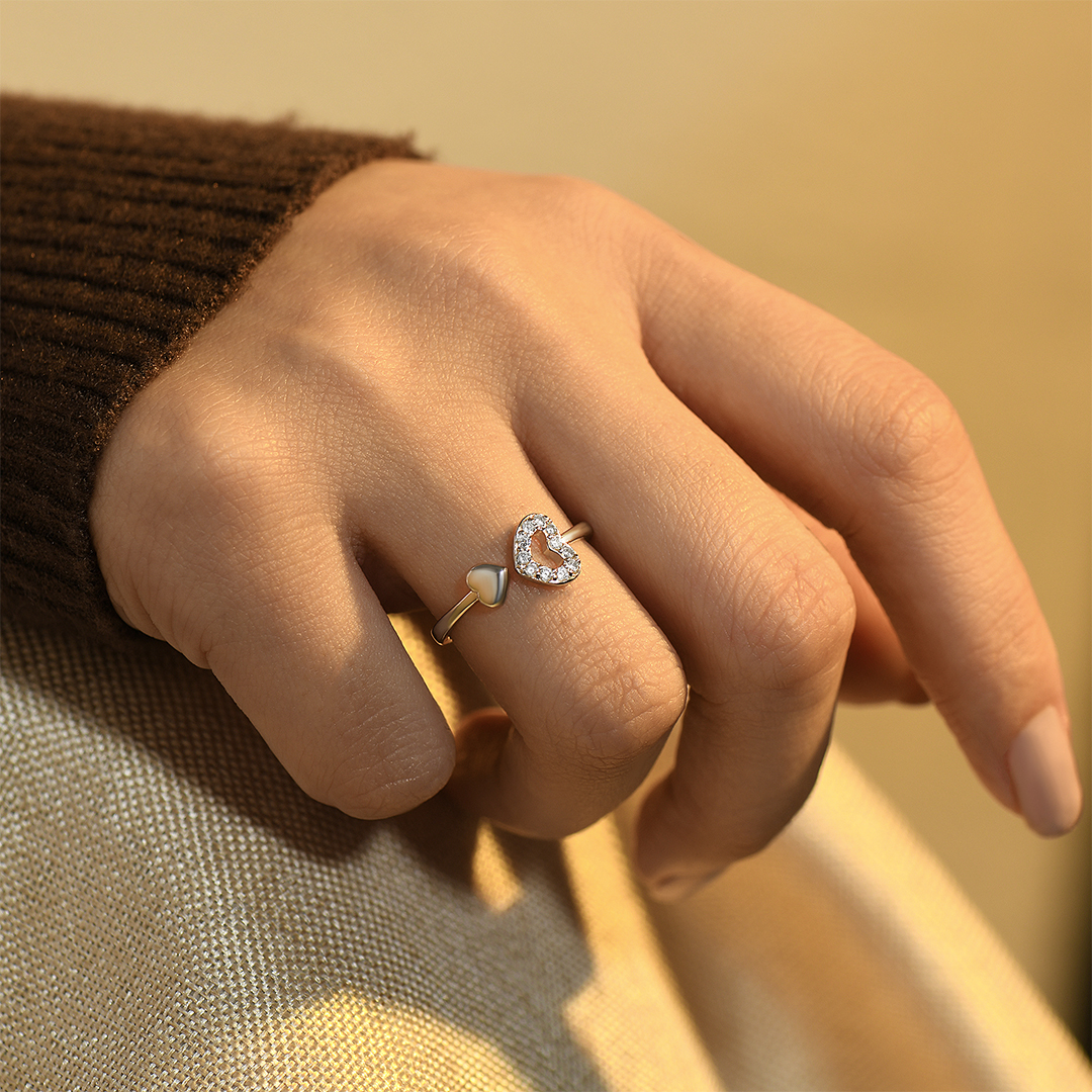 "THE LOVE BETWEEN A GRANDMOTHER AND GRANDDAUGHTER IS FOREVER" S925 STERLING SILVER FREE ADJUSTABLE RING-belovejewel.com