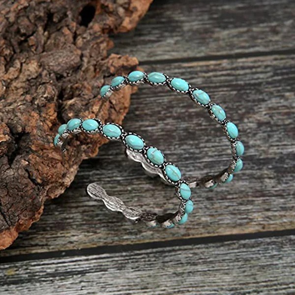 🌊Summer Hot Sale✨ Vintage Turquoise Earrings-belovejewel.com