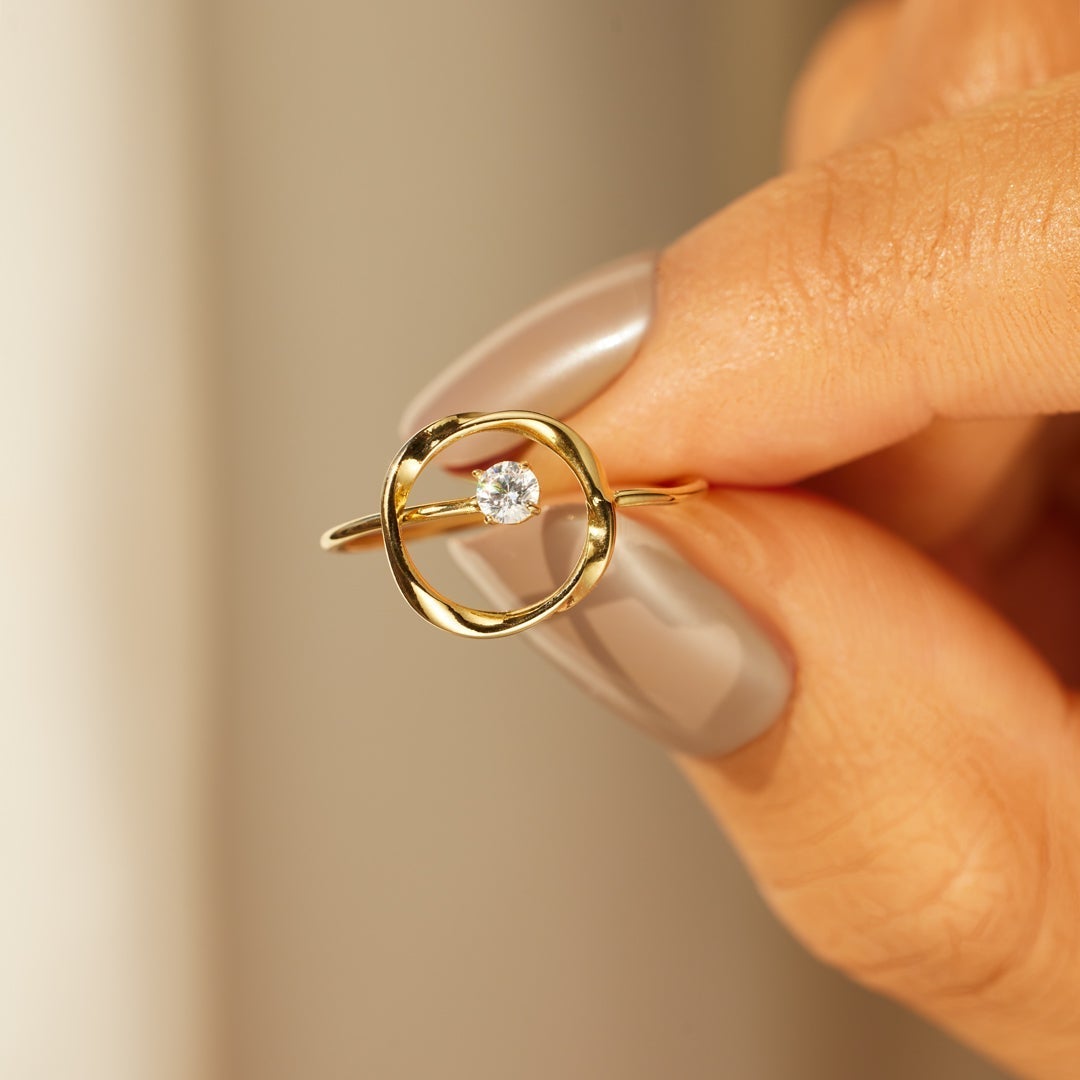 To My Wife My Universe Central Star Ring-belovejewel.com