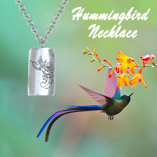925 Sterling Silver Hummingbird Necklace - Gift For Animal Lover-belovejewel.com