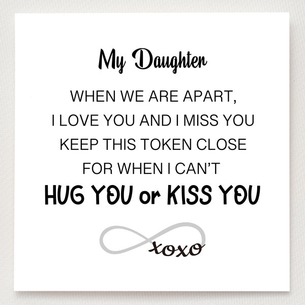 XOXO Ring-Token of Hugs and Kisses For Daughter