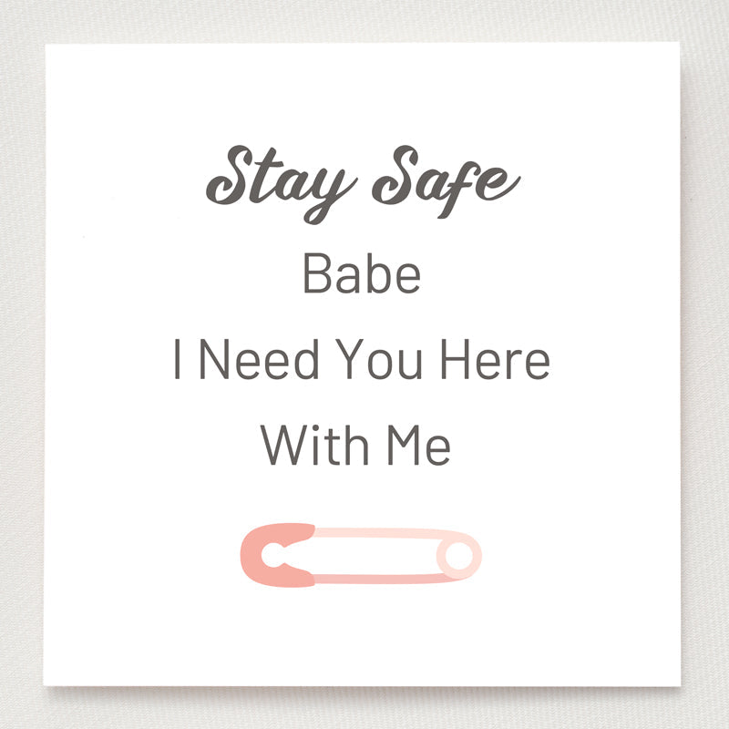 Be Safe Stay Strong Safety Pin Ring-belovejewel.com