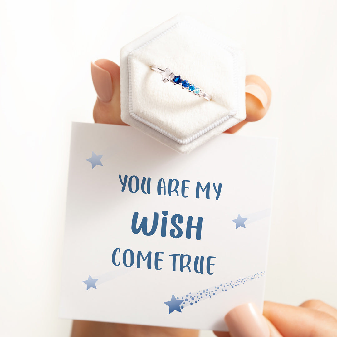 Shooting Star Ring - You're My Wish Come True