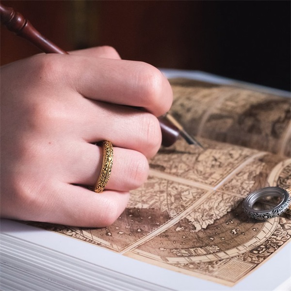 Handmade Anxiety Relief Sphere Spinner Ring-belovejewel.com