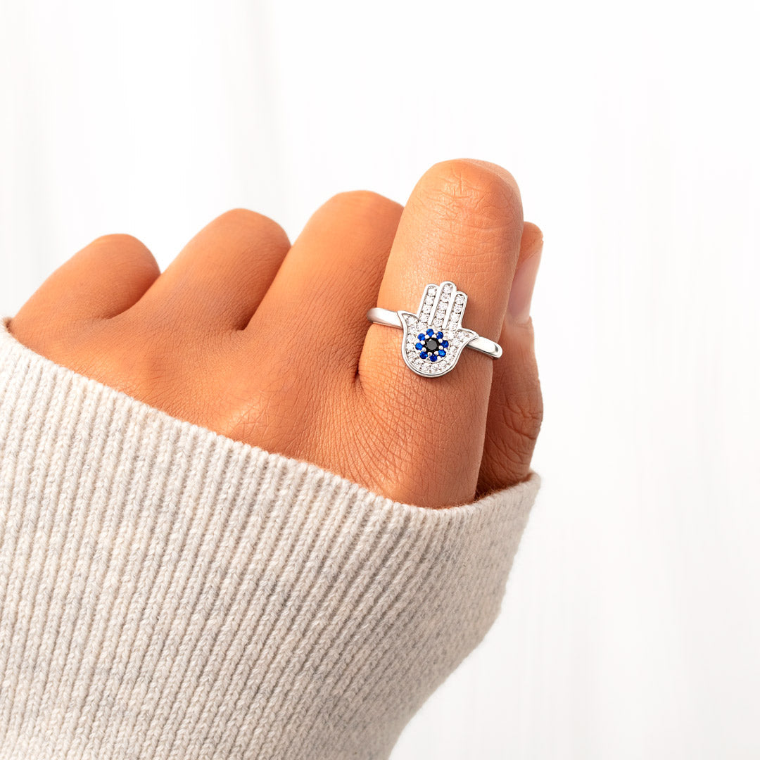 May Every Evil Eye In Your Life Go Blind Hamsa Ring-belovejewel.com