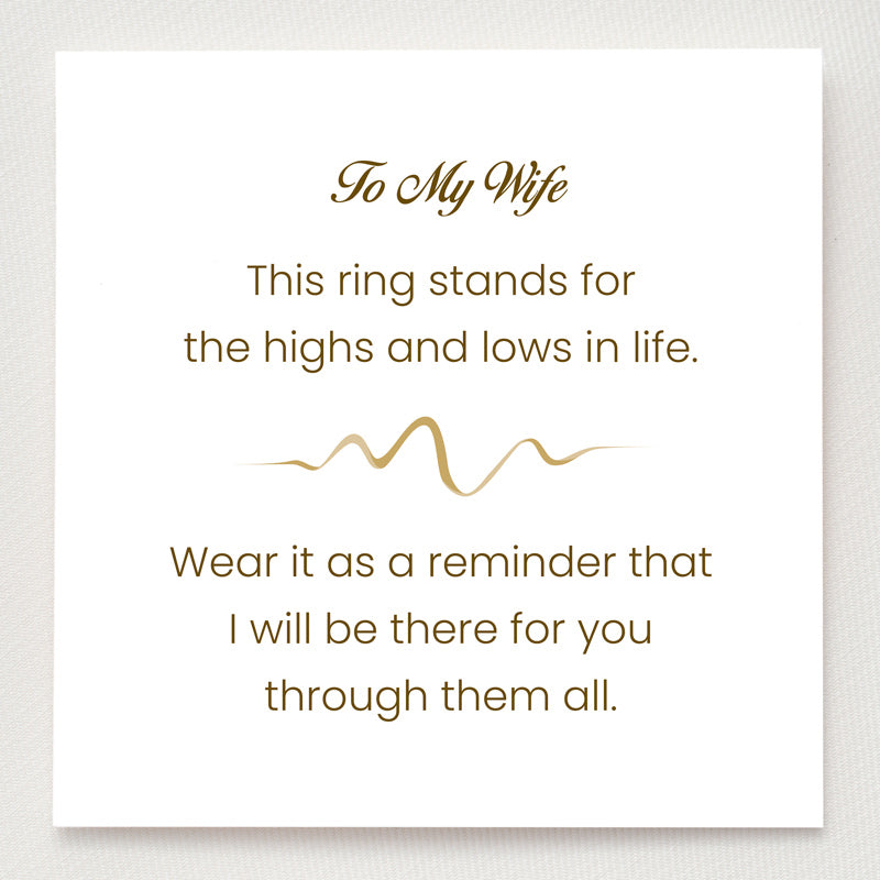 Minimalist Wave Ring
