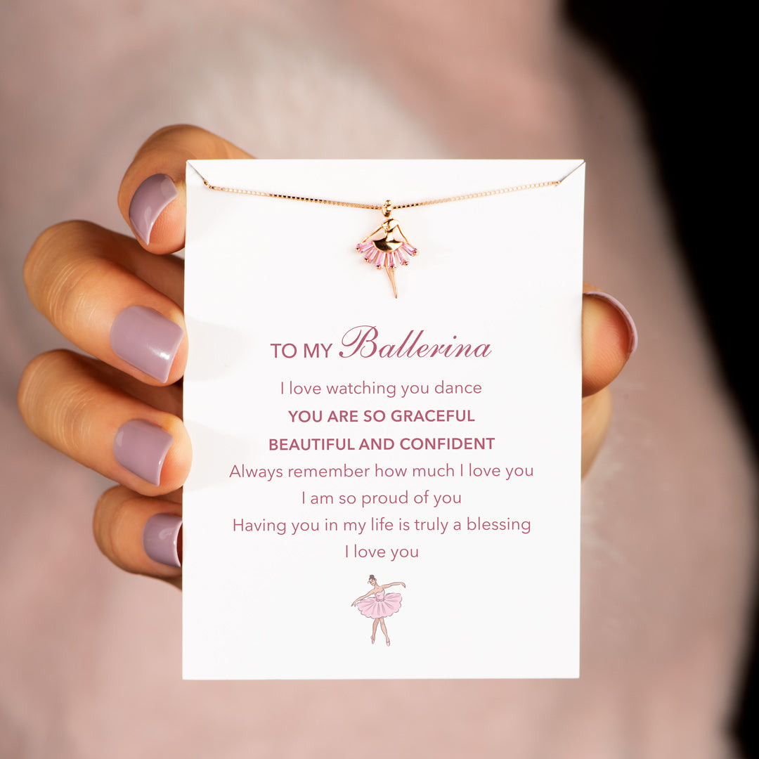 Proud Of You My Ballerina Necklace-belovejewel.com