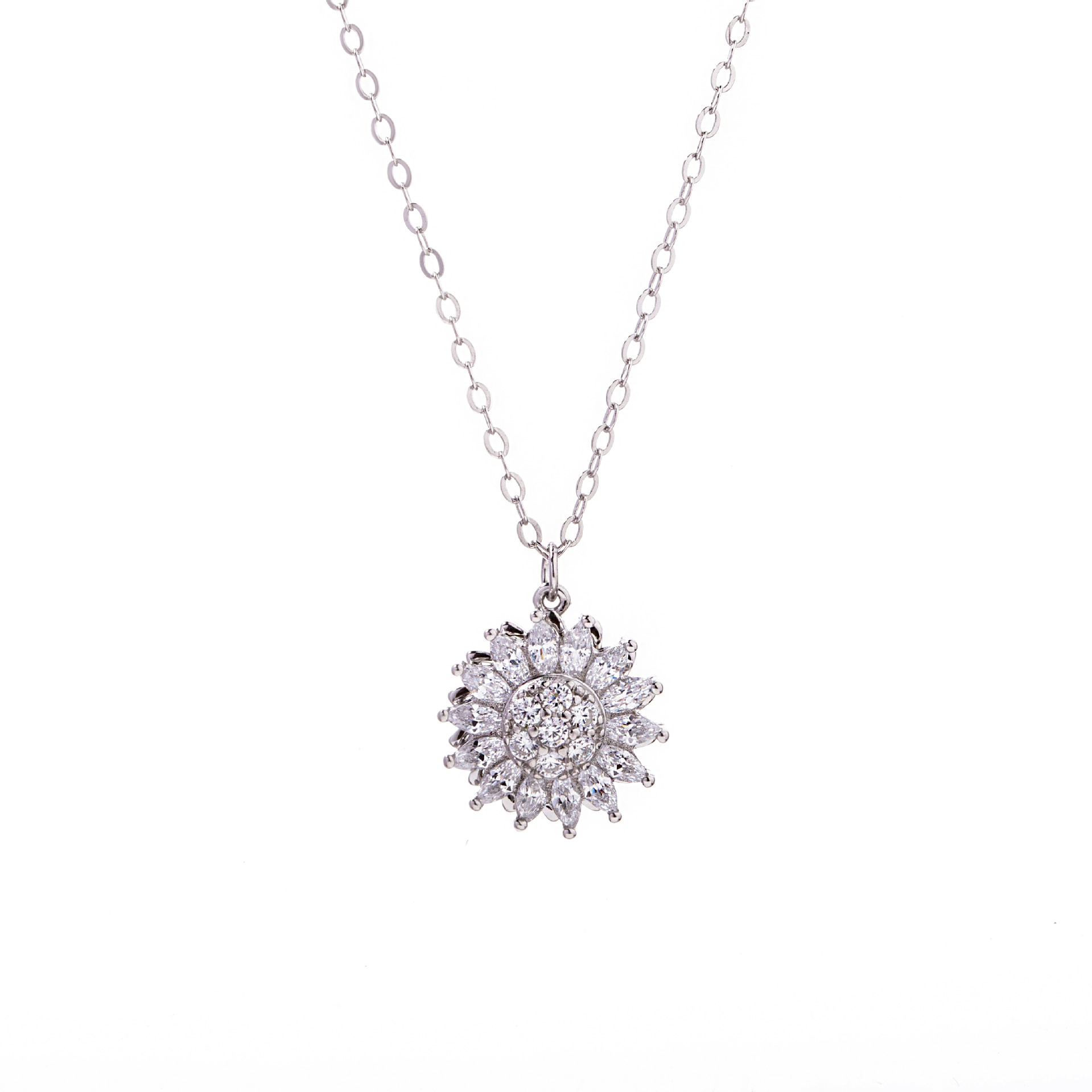 Spinning Sunflower Necklace