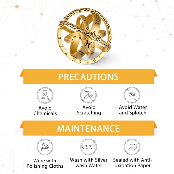 Handmade Anxiety Relief Sphere Spinner Ring-belovejewel.com