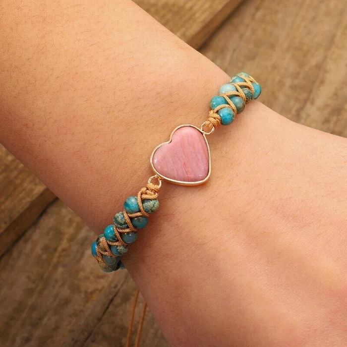Passionate Heart Jasper Bracelet - The best gift for loved ones-belovejewel.com