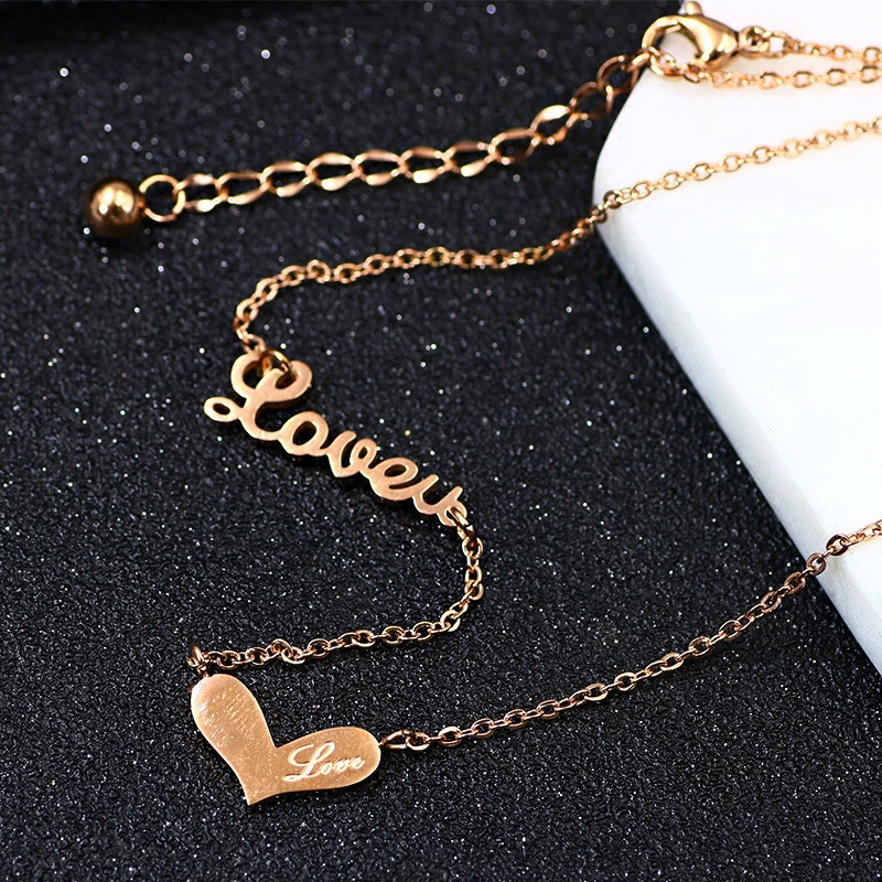 💕For Love - Love Heart Clavicle Chain-belovejewel.com