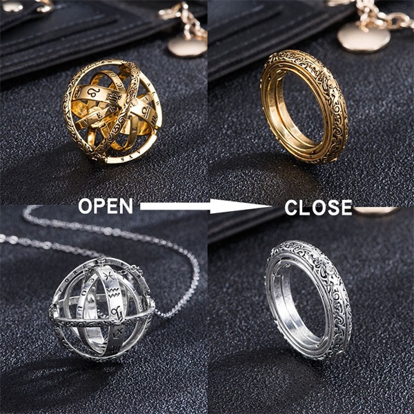 Handmade Anxiety Relief Sphere Spinner Ring-belovejewel.com