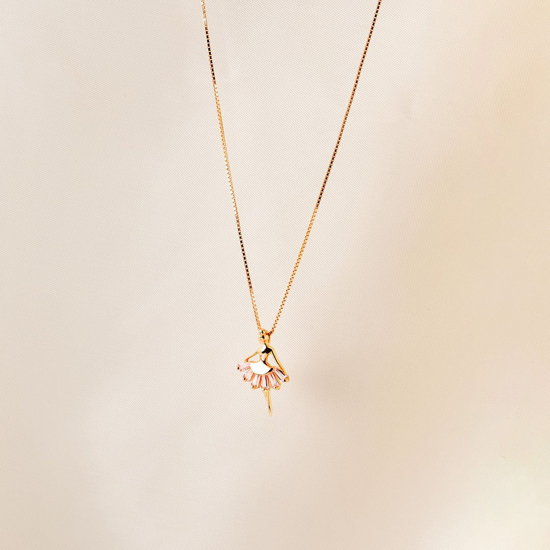Proud Of You My Ballerina Necklace-belovejewel.com