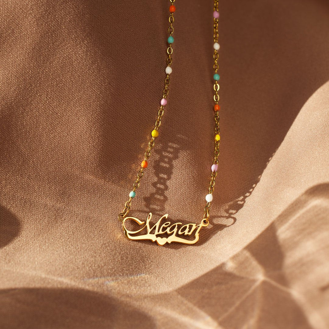 I Choose You Name Necklace-belovejewel.com