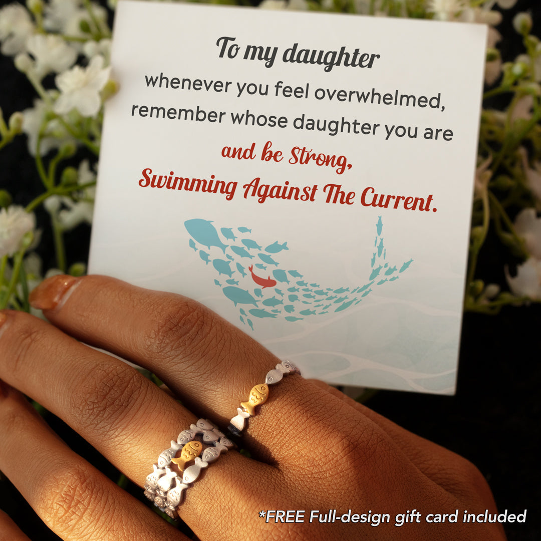 Be Strong and Swimming Against The Current Ring-belovejewel.com
