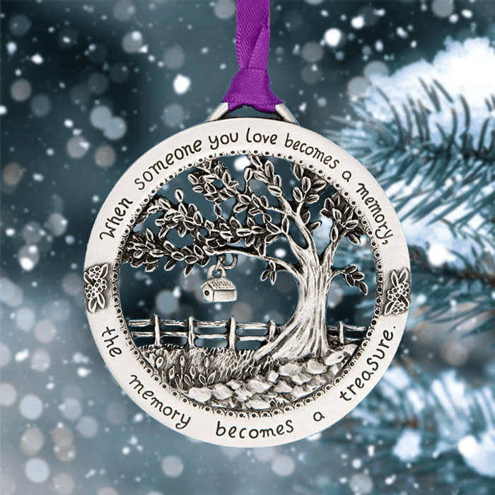 💓 "When Someone You Love Becomes a Memory" Life Tree Memorial Ornament