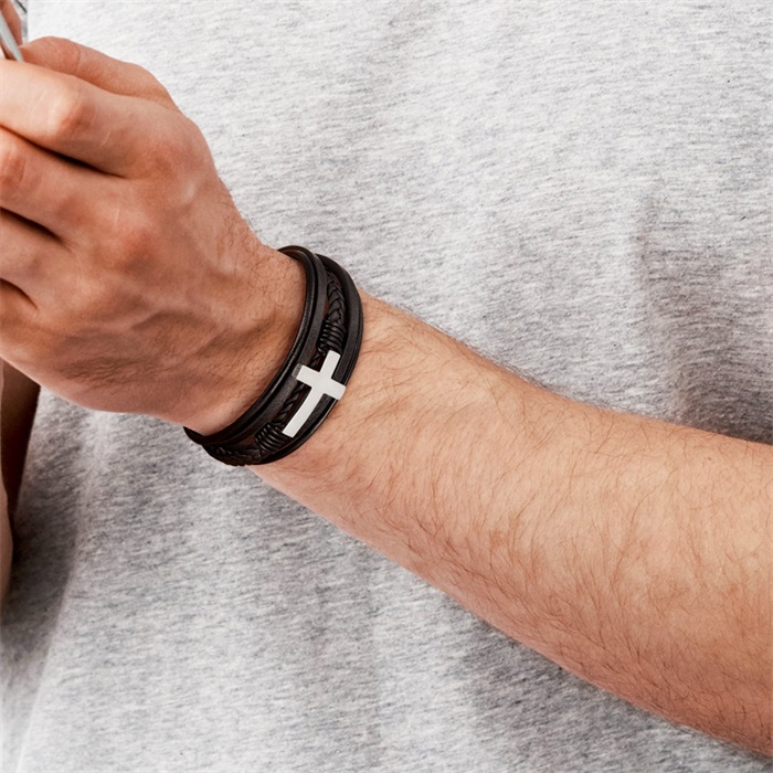 To My Grandson Pray Through It Bracelet-belovejewel.com