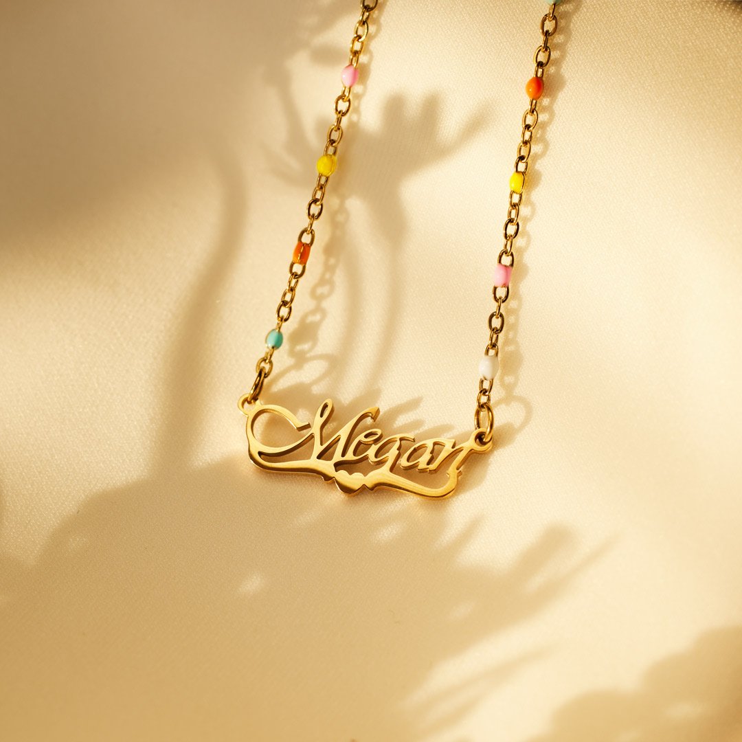 I Choose You Name Necklace-belovejewel.com