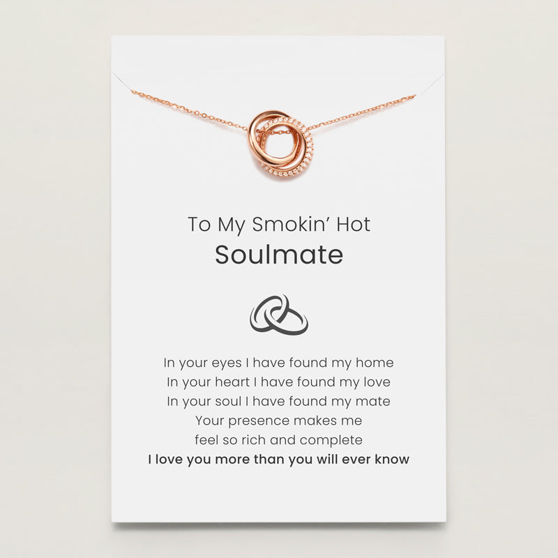 Interlocking Necklace-My Smokin' Hot Soulmate