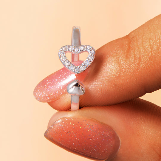 "THE LOVE BETWEEN A GRANDMOTHER AND GRANDDAUGHTER IS FOREVER" S925 STERLING SILVER FREE ADJUSTABLE RING-belovejewel.com