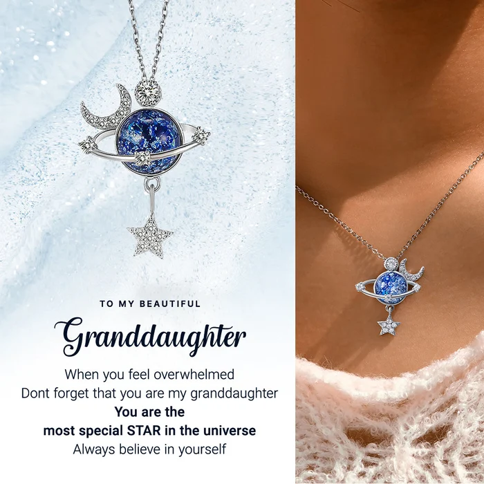 Daughter & Granddaughter - You Are Most Special Stars Necklace-belovejewel.com