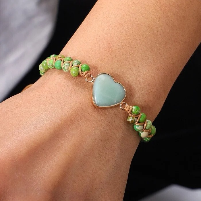 Passionate Heart Jasper Bracelet - The best gift for loved ones-belovejewel.com