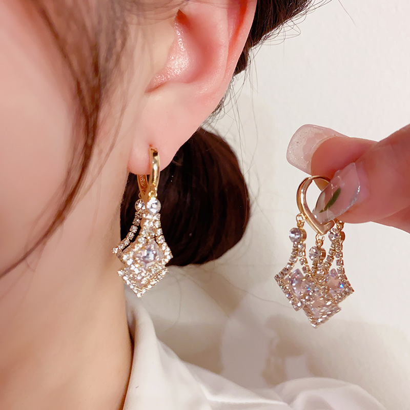 💐MOTHER'S DAY PRE-SALE💝- Zircon Diamond Earrings-belovejewel.com