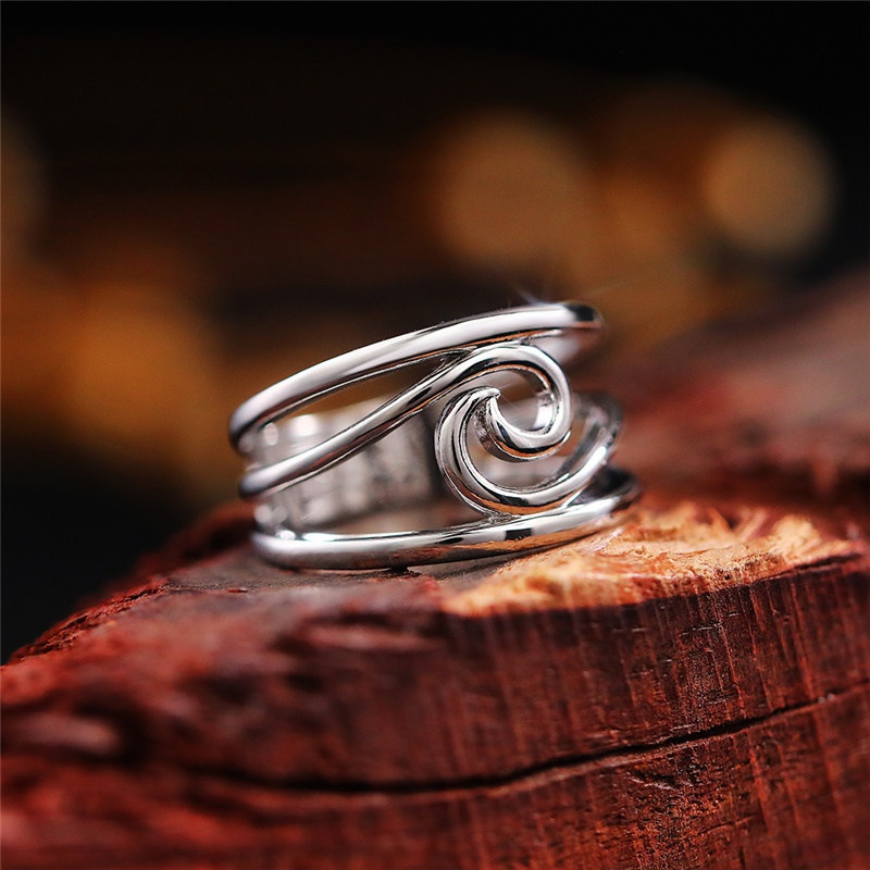 🌊Happiness Comes In Waves Ring💖-belovejewel.com
