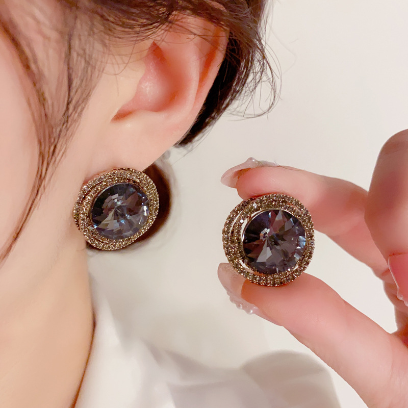 💐MOTHER'S DAY PRE-SALE💝Fashion Diamond Hoop Earrings-belovejewel.com