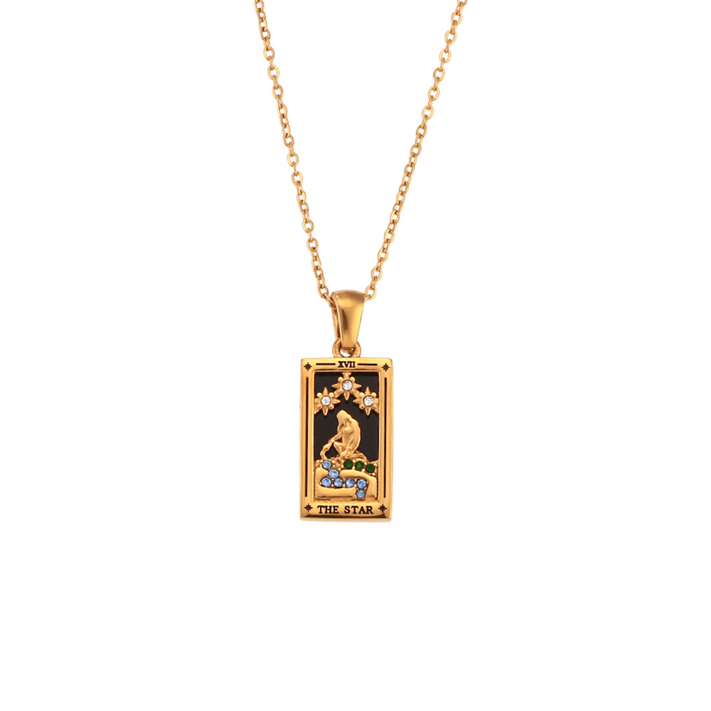 Colorful Tarot Cards Symbolic Necklaces-belovejewel.com
