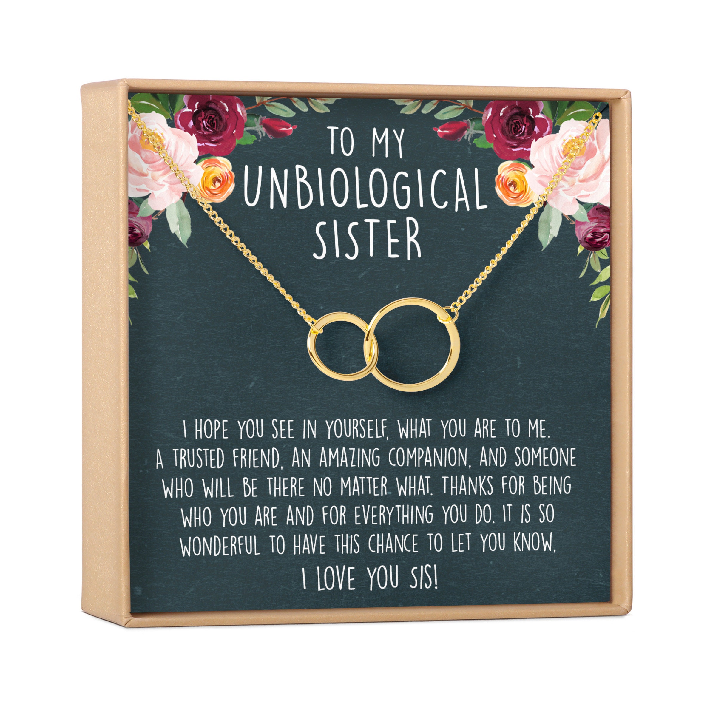 Unbiological Sister Best Friend Gift Jewelry