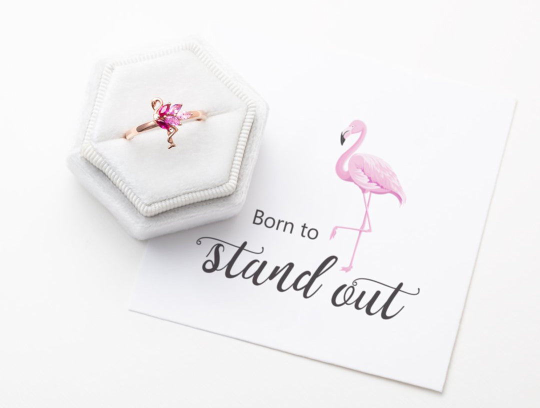 Flamingo Ring - Born To Stand Out